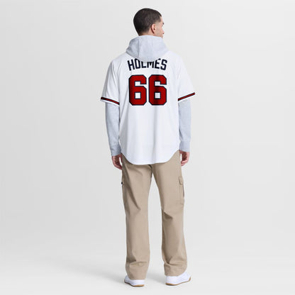 Grant Holmes Atlanta Braves Nike Home Replica Jersey - White