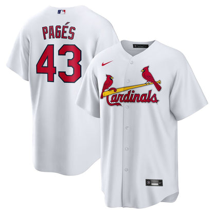 Pedro Pagés St. Louis Cardinals Nike Home Replica Jersey - White