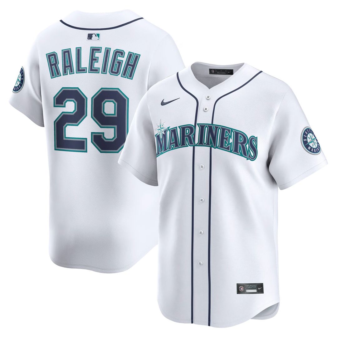 Cal Raleigh Seattle Mariners Nike Alternate Limited Jersey - Teal