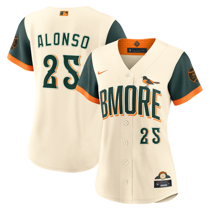 Pete Alonso Baltimore Orioles Nike Women's 2026 City Connect Stadium Jersey - Cream