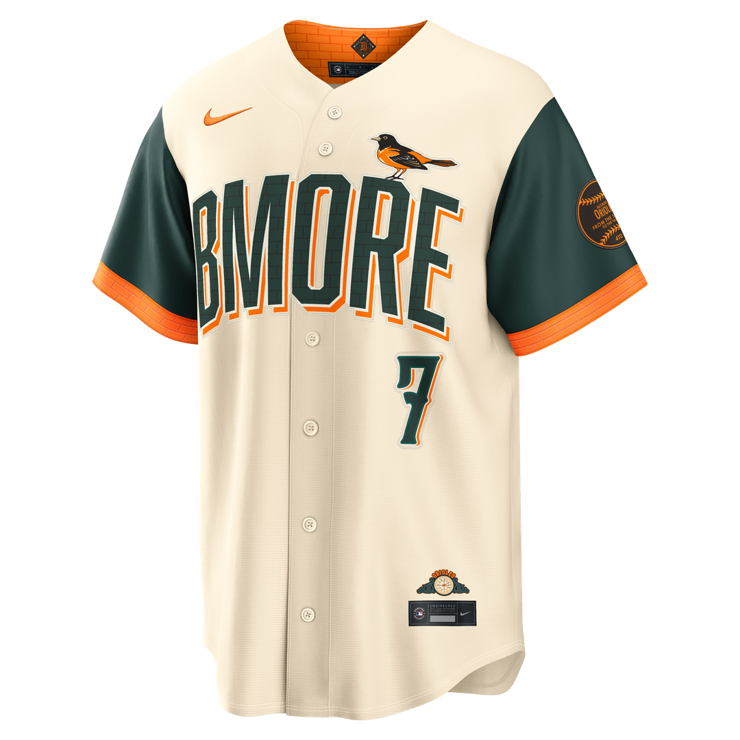 Jackson Holliday Baltimore Orioles Nike 2026 City Connect Stadium Jersey - Cream