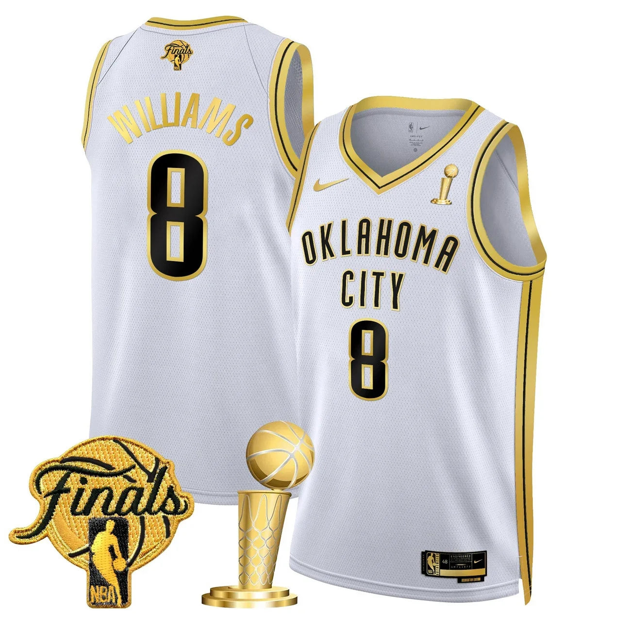 Men's Oklahoma City Thunder 2025 Champions Swingman Jersey - All Stitched