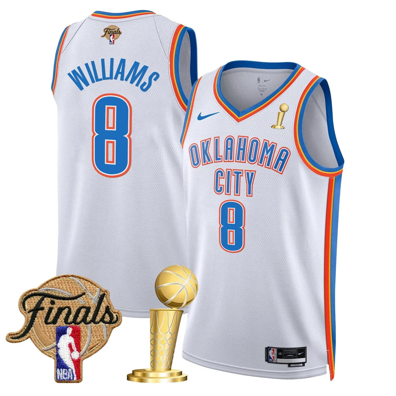 Men's Oklahoma City Thunder 2025 Champions Swingman Jersey - All Stitched