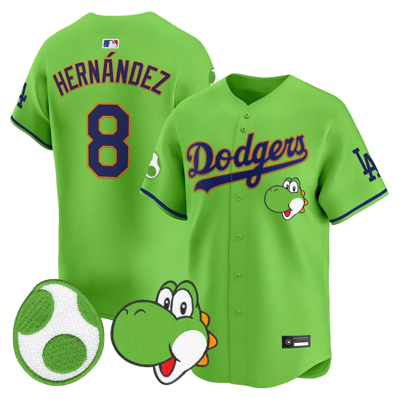 Men's Los Angeles Dodgers x Yoshi Vapor Premier Limited Jersey - All Stitched