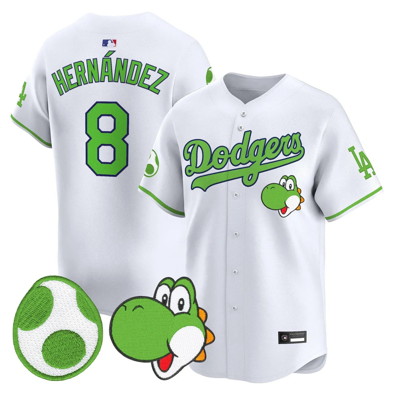 Men's Los Angeles Dodgers x Yoshi Vapor Premier Limited Jersey - All Stitched