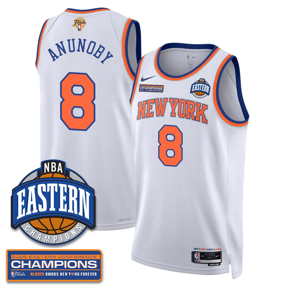 New York Knicks 2026 NBA Eastern Conference Champions Vapor Jersey - Stitched
