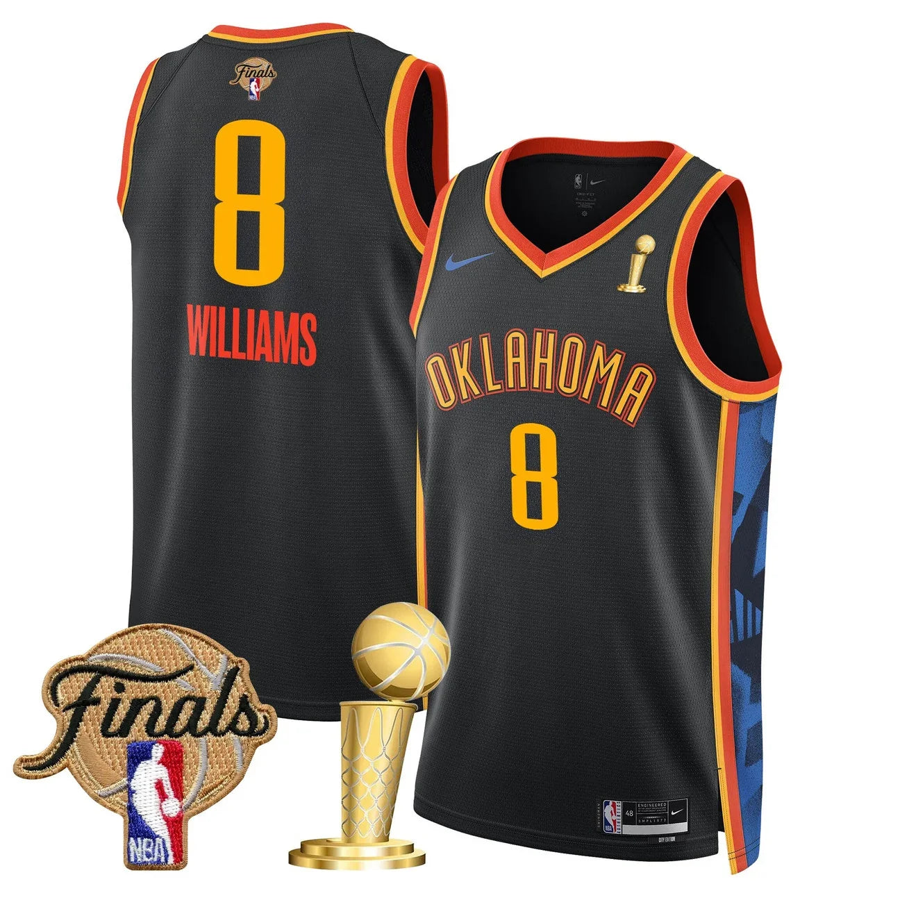 Men's Oklahoma City Thunder 2025 Champions Swingman Jersey - All Stitched