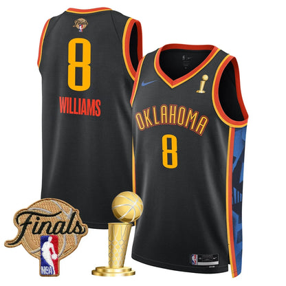 Men's Oklahoma City Thunder 2025 Champions Swingman Jersey - All Stitched