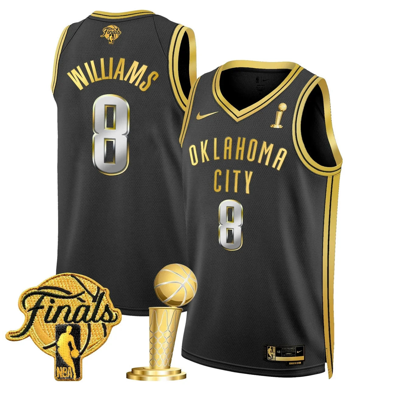 Men's Oklahoma City Thunder 2025 Champions Swingman Jersey - All Stitched