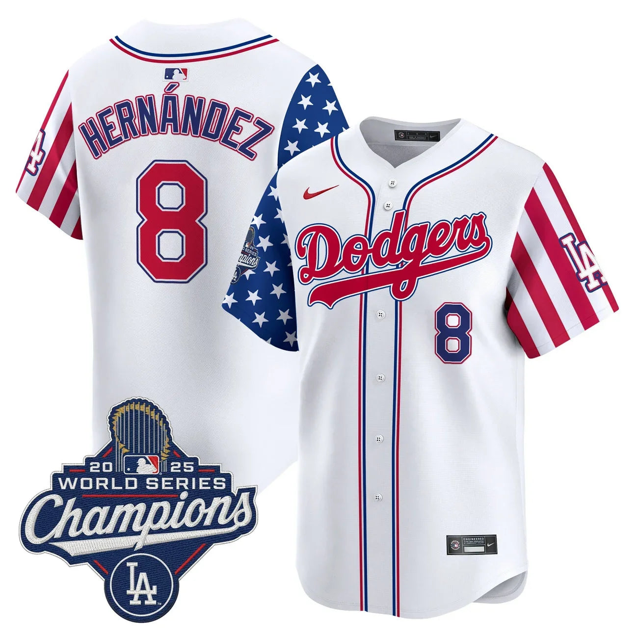 Men's Los Angeles Dodgers "America250 Edition" Vapor Premier Limited Jersey - All Stitched