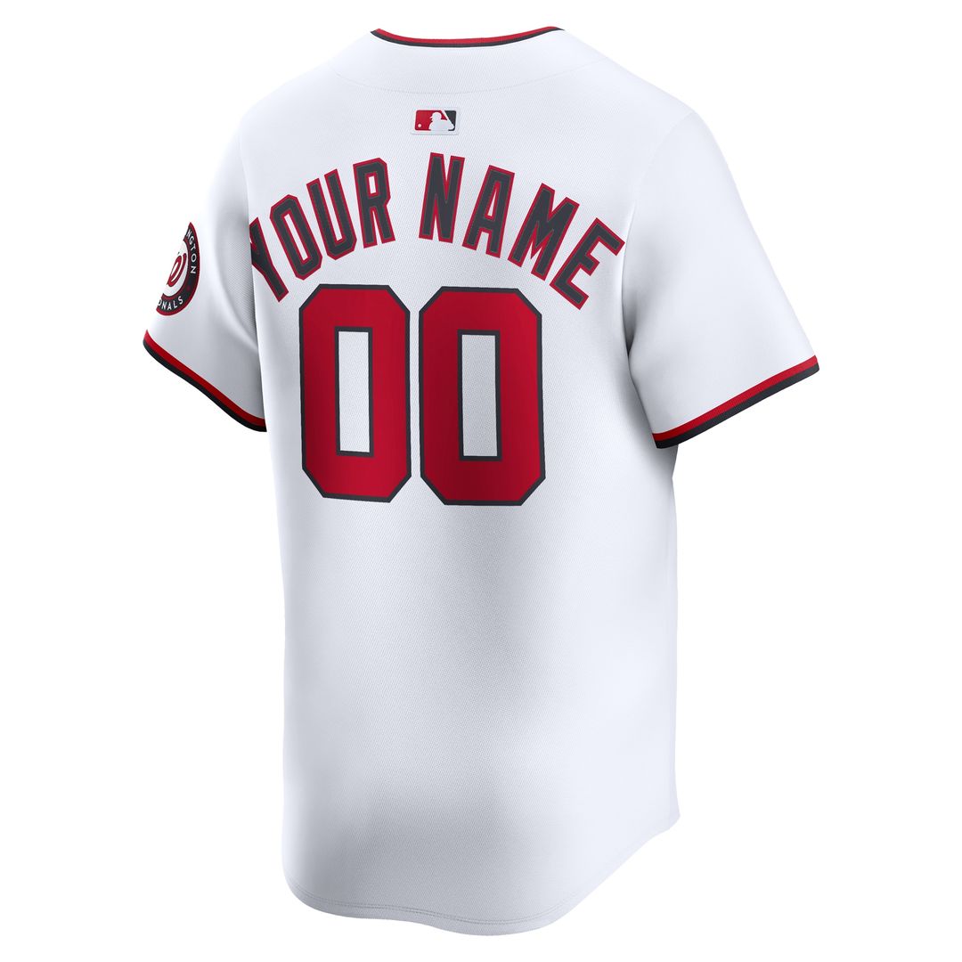 Washington Nationals Nike Alternate Limited Custom Jersey - Navy