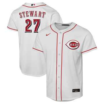 Sal Stewart Cincinnati Reds Nike Youth Home Replica Player Jersey - White