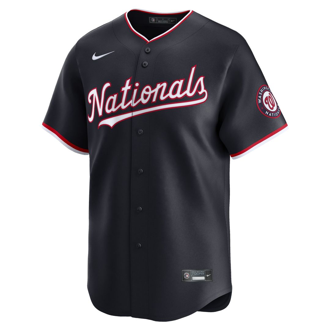 Washington Nationals Nike Home Limited Custom Jersey - White