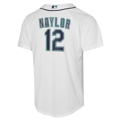 Josh Naylor Seattle Mariners Nike Youth Home Baseline Jersey - White