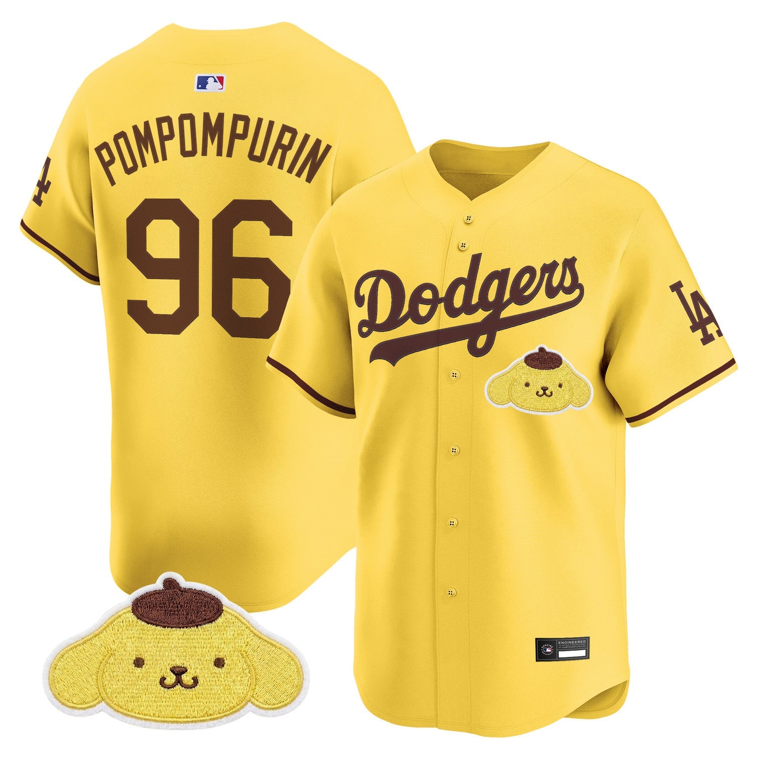 Los Angeles Dodgers x Sanrio Friends Vapor Premier Limited Jersey - All Stitched