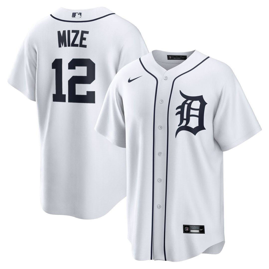 Casey Mize Detroit Tigers Nike Home Replica Jersey - White