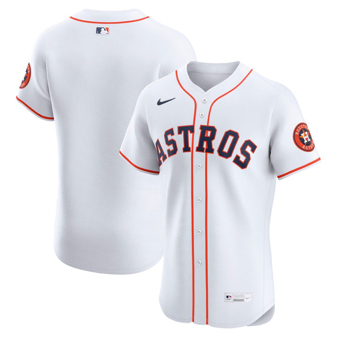 Houston Astros Nike Home Elite Jersey - White