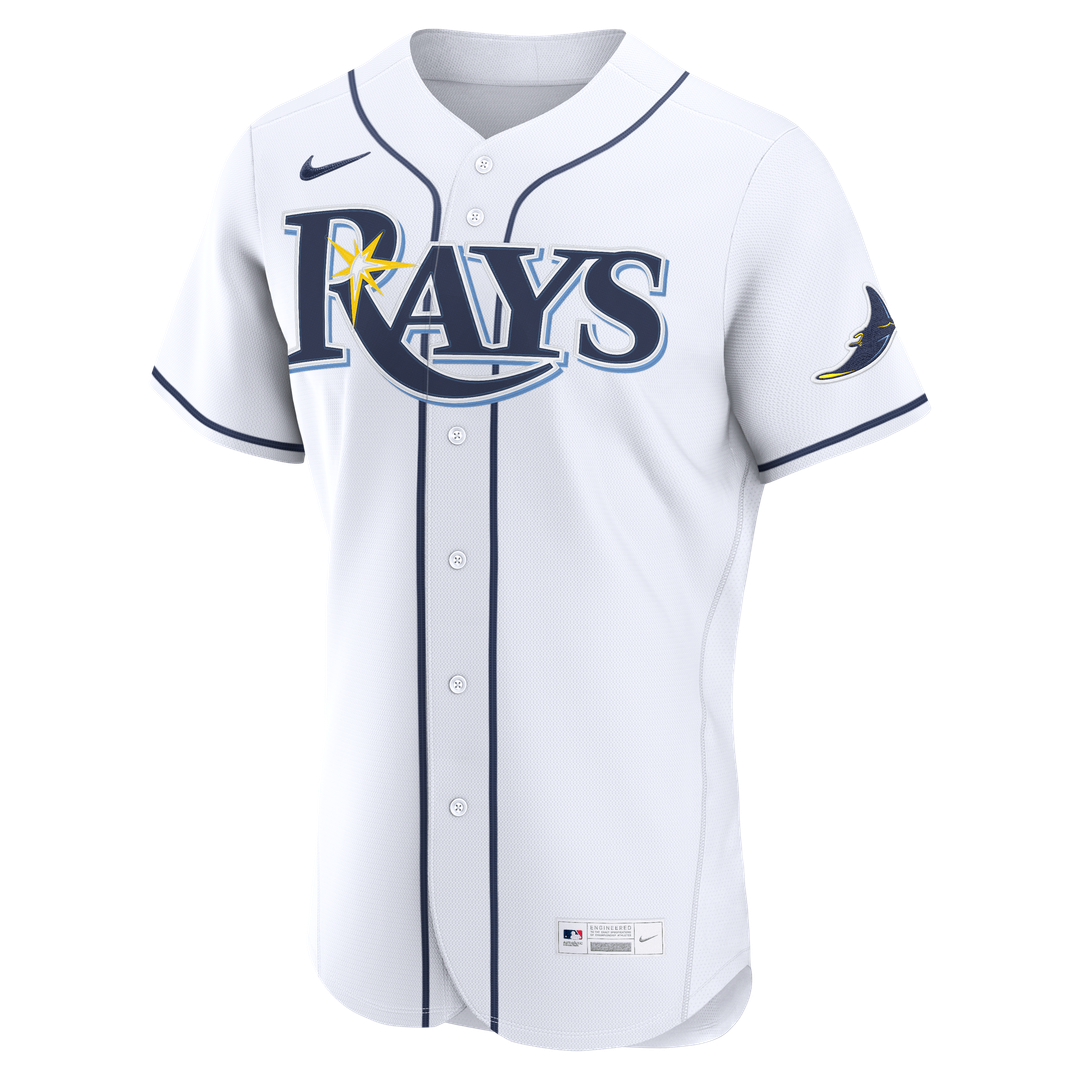 Tampa Bay Rays Nike Home Authentic Custom Jersey - White