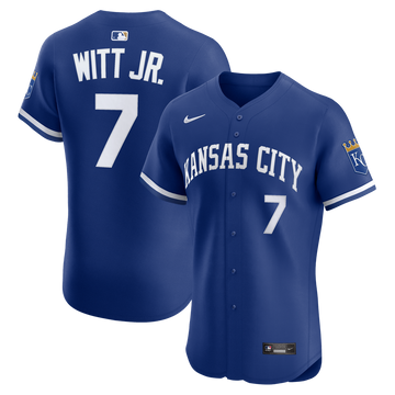 Bobby Witt Jr. Kansas City Royals Nike Alternate 2 Elite Player Jersey - Royal