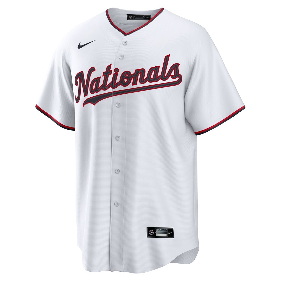 James Wood Washington Nationals Nike Home Replica Jersey - White