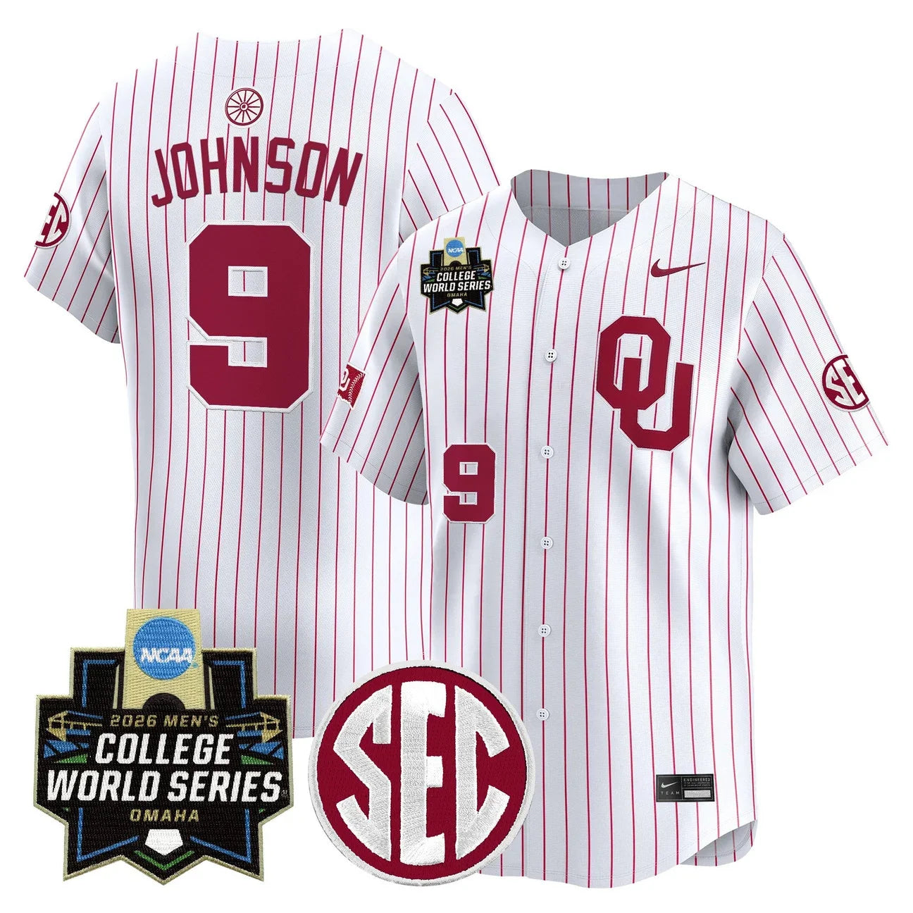 Men's Oklahoma Sooners 2026 World Series Vapor Premier Limited Jersey - All Stitched