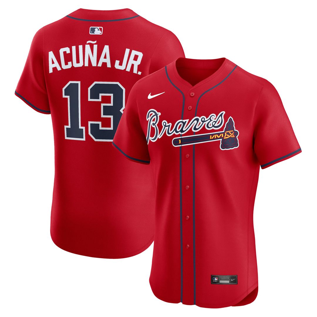 Ronald Acuña Jr. Atlanta Braves Nike Home Elite Player Jersey - White