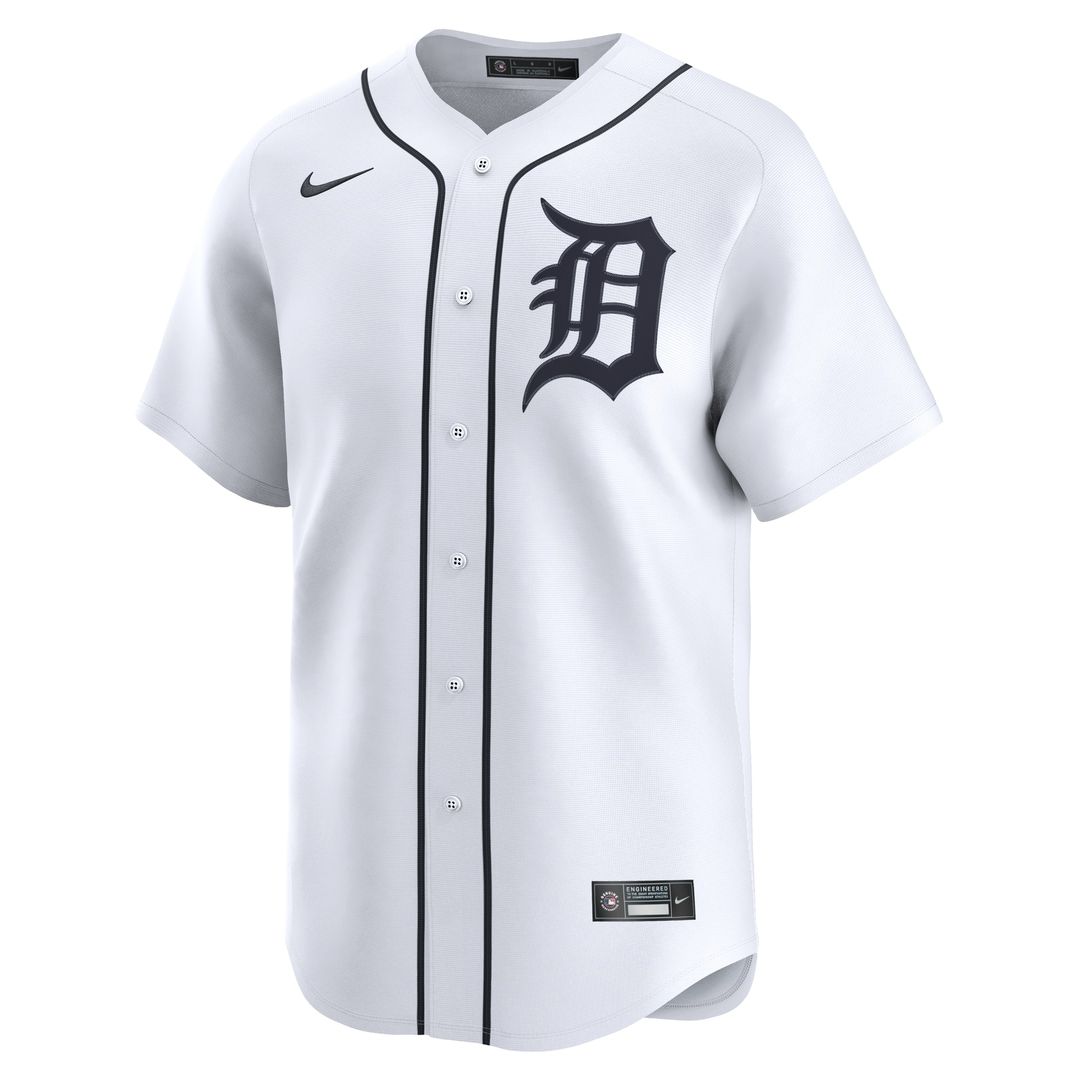 Riley Greene Detroit Tigers Nike Home Limited Player Jersey - White