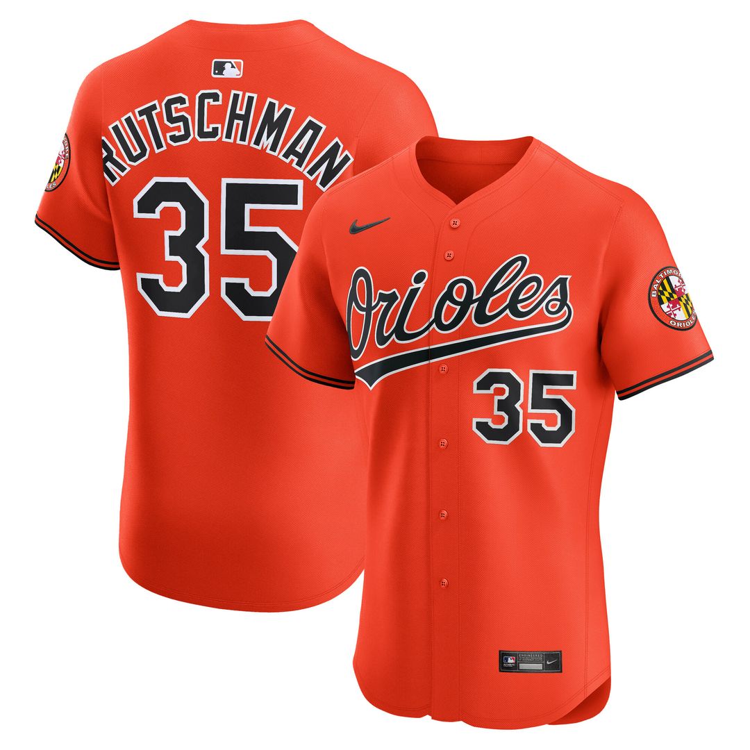 Adley Rutschman Baltimore Orioles Nike Alternate Elite Jersey - Black