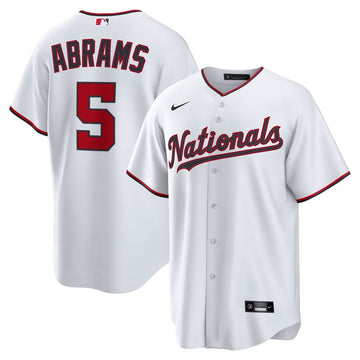 CJ Abrams Washington Nationals Nike Home Replica Jersey - White