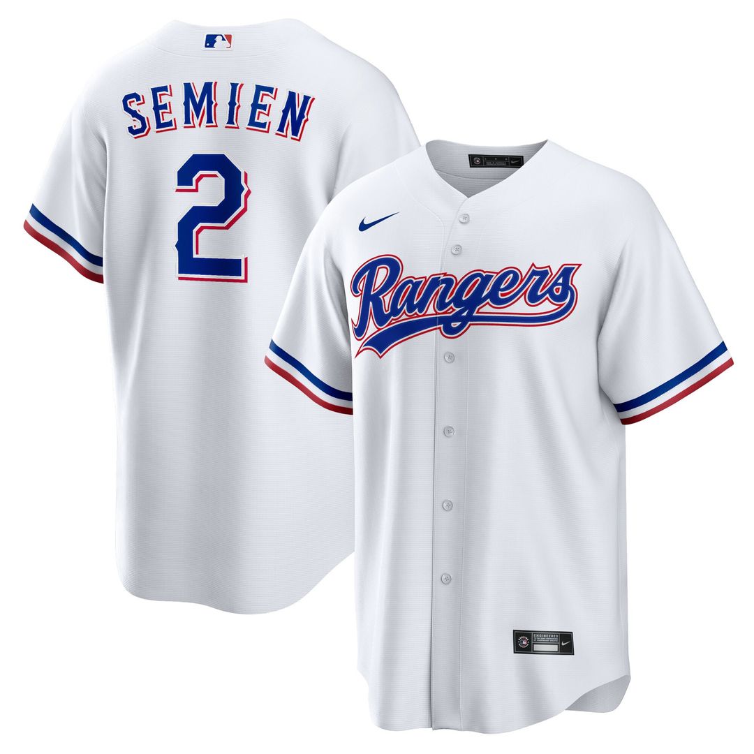 Marcus Semien Texas Rangers Nike Youth Home Replica Player Jersey - White