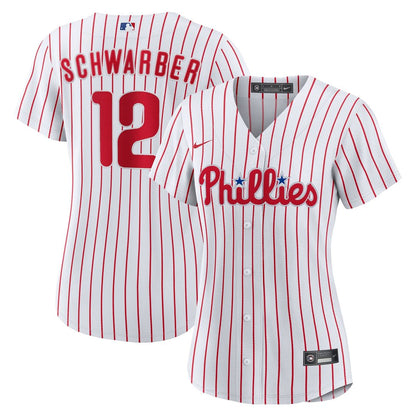 Kyle Schwarber Philadelphia Phillies Nike Women's Home Replica Jersey - White