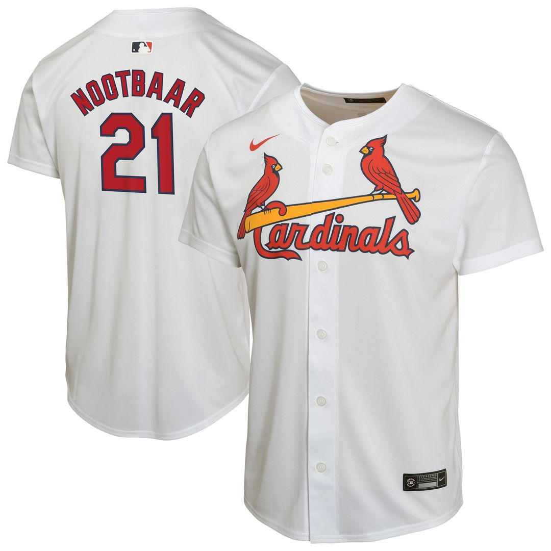 Lars Nootbaar St. Louis Cardinals Nike Youth Home Game Player Jersey - White