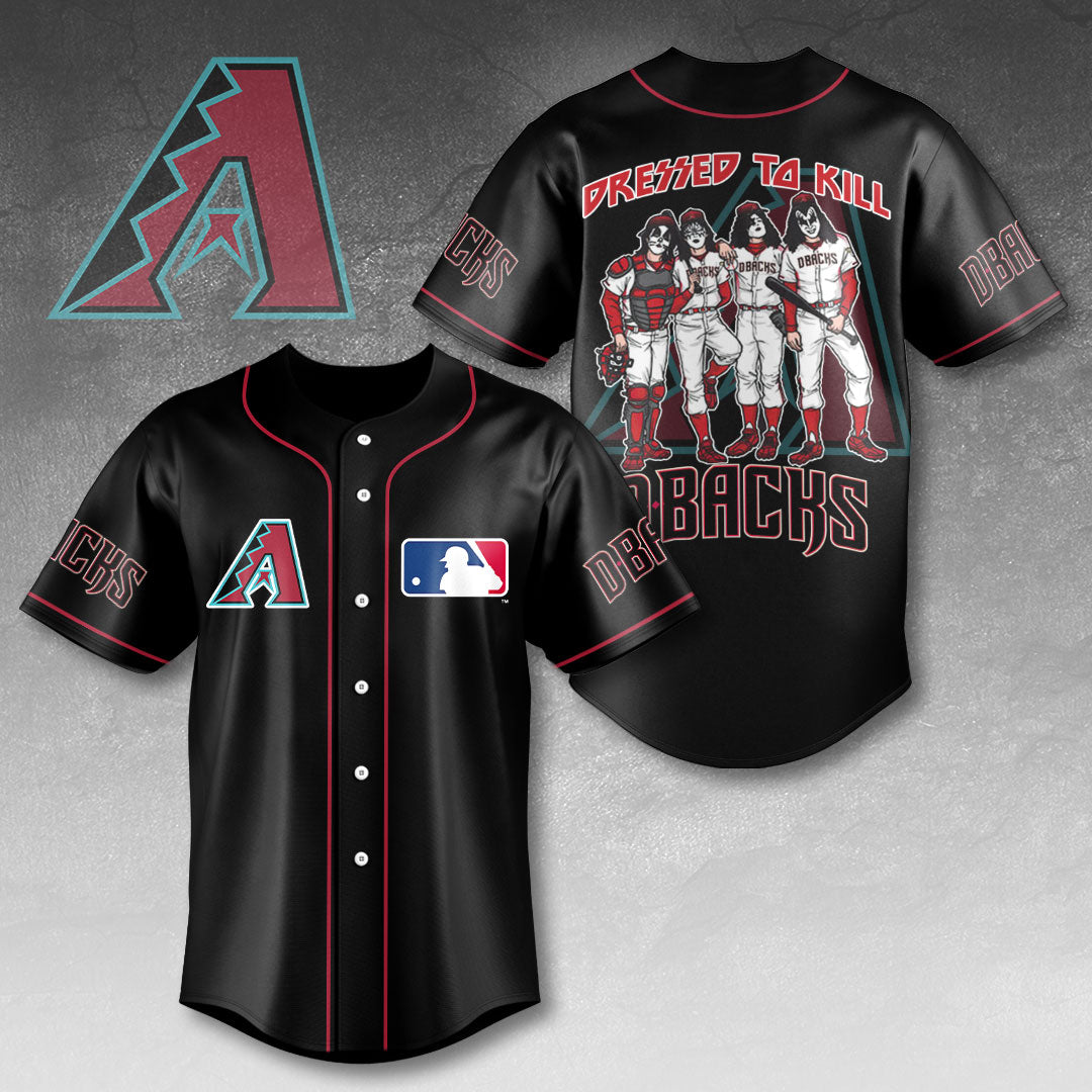 Arizona Diamondbacks x KISS Baseball Jersey