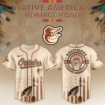 Baltimore Orioles Native American Heritage Month Jersey