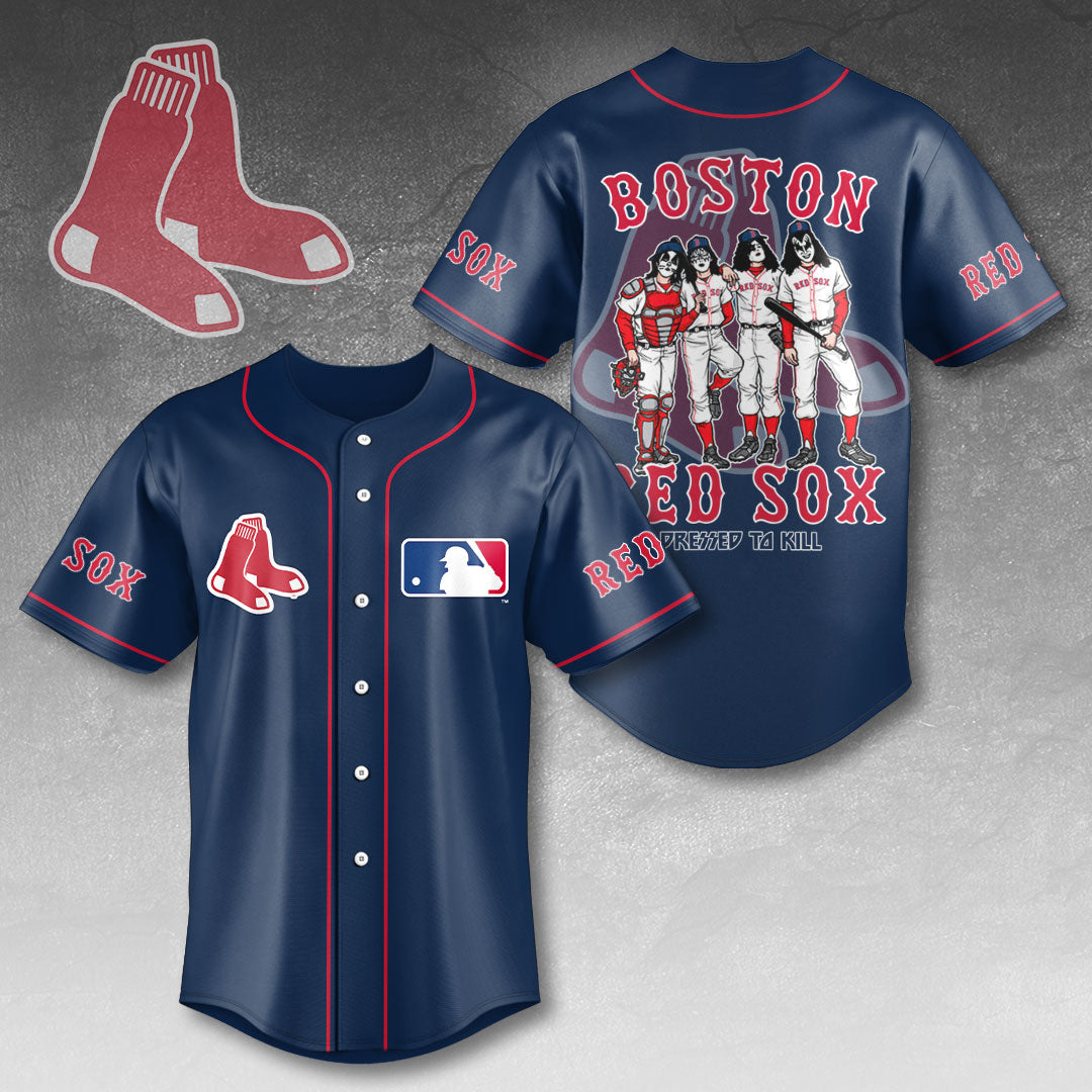 Boston Red Sox x KISS Baseball Jersey