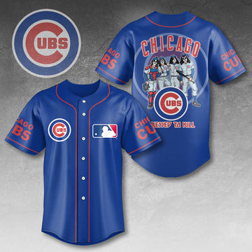 Chicago Cubs x KISS Baseball Jersey