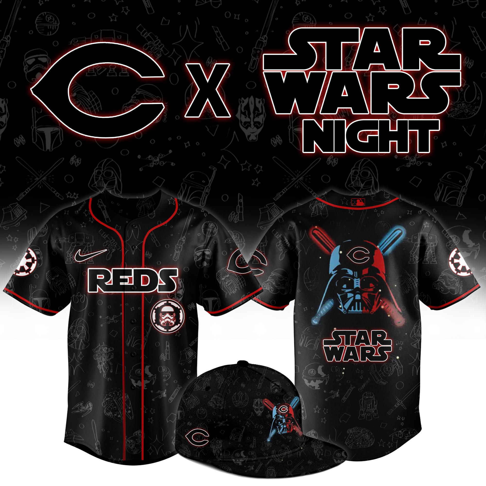 Cincinnati Reds Star Wars Night Limited Jersey