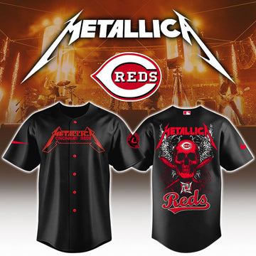 Cincinnati Reds MLB Metallica Jersey