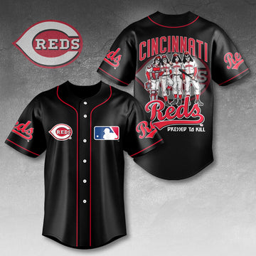 Cincinnati Reds x KISS Baseball Jersey