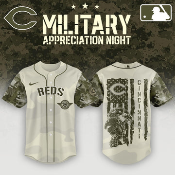 Cincinnati Reds Armed Forces Day Jersey