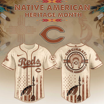 Cincinnati Reds Native American Heritage Month Jersey