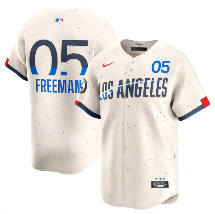 Men's #5 Freddie Freeman Los Angeles Dodgers Baseball Jersey
