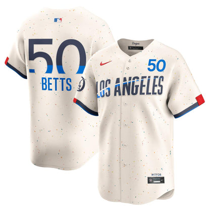 Men's #50 Mookie Betts Los Angeles Dodgers Baseball Jersey