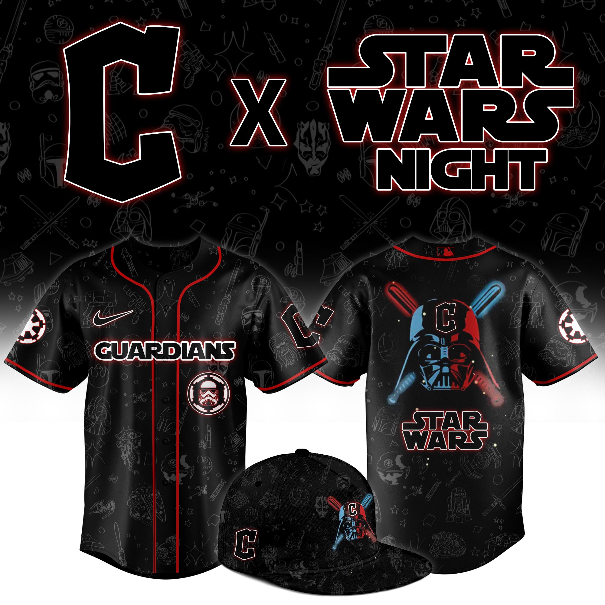 Cleveland Guardians Star Wars Night Game Limited Jersey