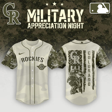 Colorado Rockies Armed Forces Day Jersey