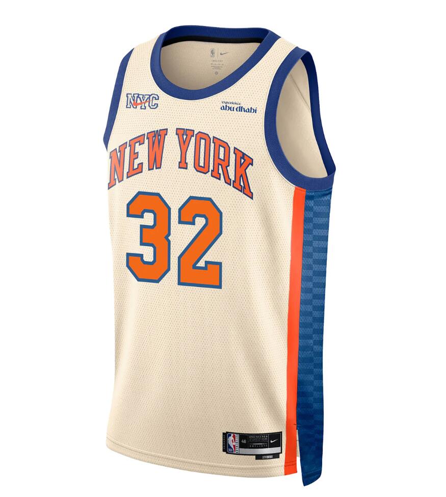 Men's #32 Anthony Towns New York Knicks Basketball Jersey