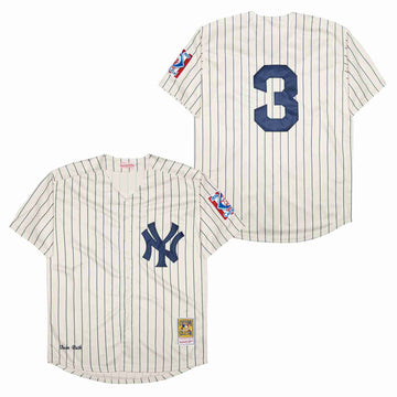 Men's New York Yankees #3 Babe Ruth Baseball Jersey