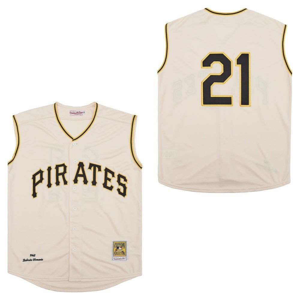 Men's #21 Roberto Clemente Pittsburgh Pirates Baseball Jersey