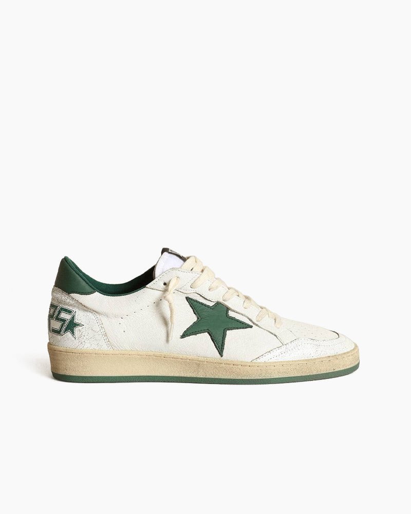 Classic Star White Leather Sneakers