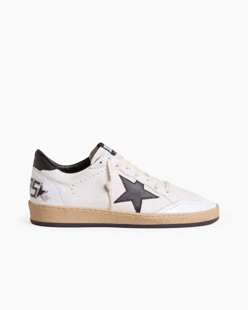 Classic Star White Leather Sneakers